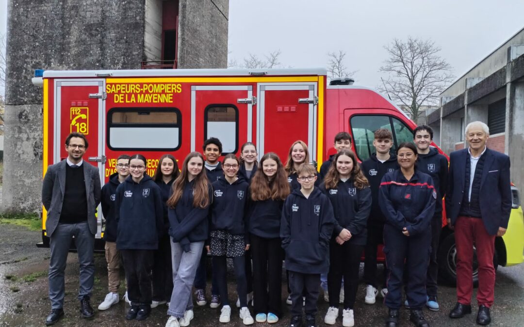 Remise des sweats et t-shirts à nos cadets et cadettes